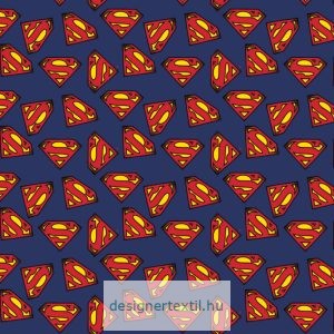 Superman logo pamutvászon méteráru - (Superman Logo)