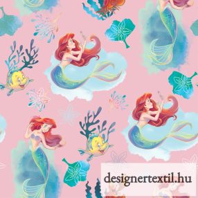 Ariel pamutvászon (Pink Ariel)