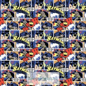   Batman Pop Comics pamutvászon méteráru - ( Batman Pop Comics)