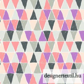   Pink mini háromszögek pamutvászon (Pink Mini Triangles - Michael Miller)