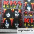 Kiss Live pamutvászon
