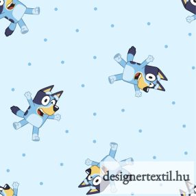 Bluey fleece - (Polka Dot Bluey on Fleece) 