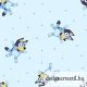 Bluey fleece - (Polka Dot Bluey on Fleece) 