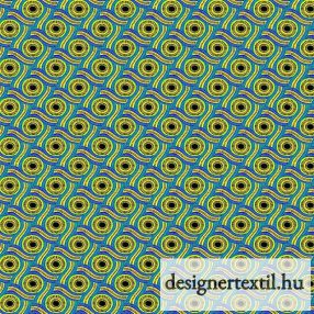   Afrikai kígyómintás pamutvászon (Snake Circle Patterns - Timeless Treasures)