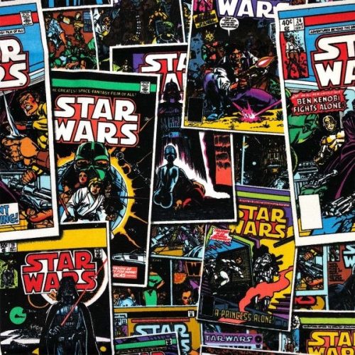 Star Wars képregények pamutvászon (Star Wars Comic Book)