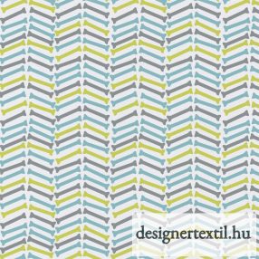 Csont mintás pamutvászon (Blue Da Herring-Bone)