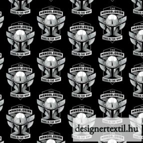   Star Wars Mandalorian sisakok fekete( Black Star Wars Mandalorian Helmet Badge)