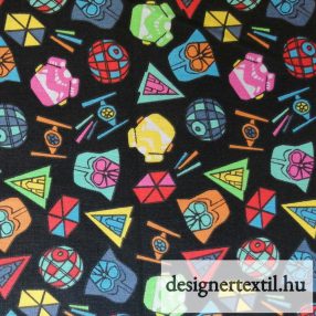 Star Wars ikonok pamutvászon (Star Wars Icon Tossed Cotton)